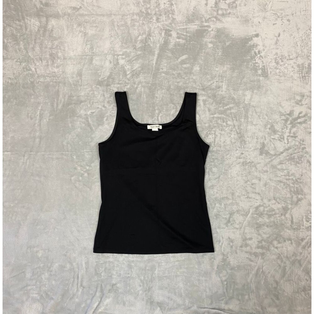 White House Black Market Tank Top Size M Black Sleeveless Stretch